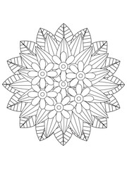 Flowers Coloring Pages For Adules