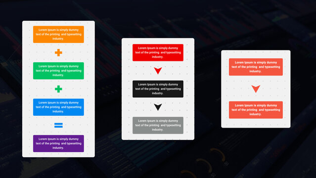Sliding Concept Shapes With Text Blocks And Icons