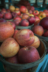 Baskets of Fresly picked Apples