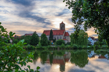 Fototapeta premium Kirche am See