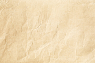 Old crumpled brown paper texture
