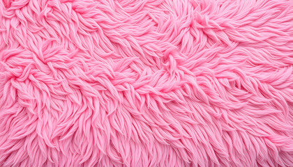Fototapeta premium Faux fur texture, fluffy velours pink fabric or cloth, upholstery textile isolated with white highlights, png