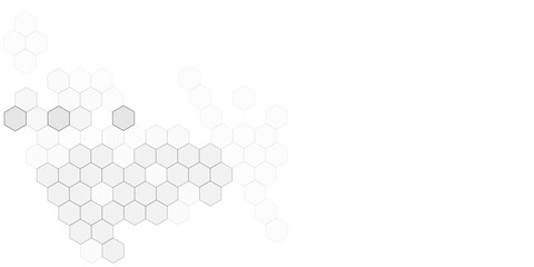 Vector illustration of hexagons pattern. Abstract cube hexagon shape background, hexagon shape pattern innovative concept background.