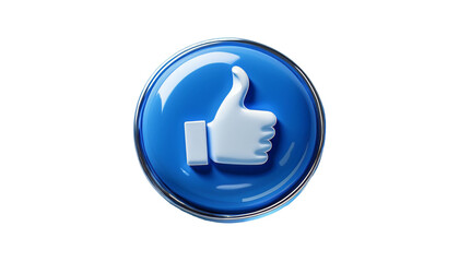 thumb up icon without background. LIKE botton for social media 