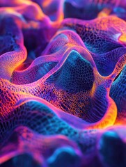 Colorful Surface Close Up