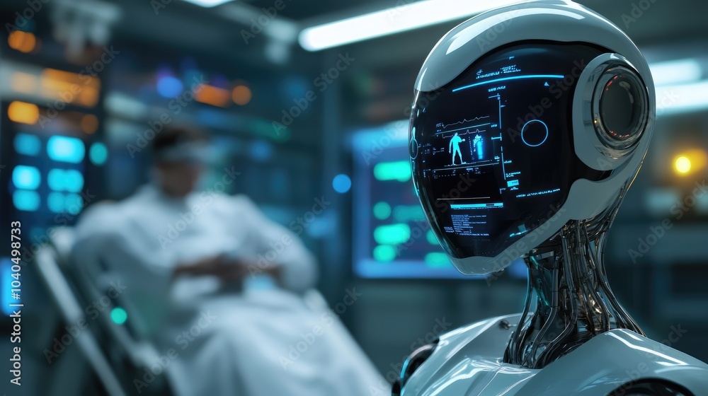 Poster the future of robotics exploring the integration of advanced technology and human interaction in hea