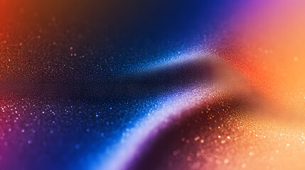 Grainy gradient background, dark brown orange purple blue noisy texture poster header backdrop design