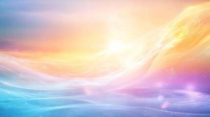 Obraz premium Abstract cosmic background with vibrant colors and a celestial glow.