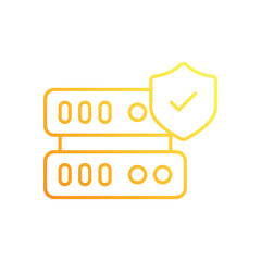 Secure Hosting vector icon