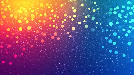 Bright colorful background with vibrant dots forming an abstract design