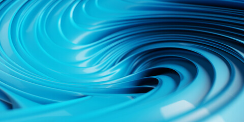 Striped blue dynamic gradient lines abstract background