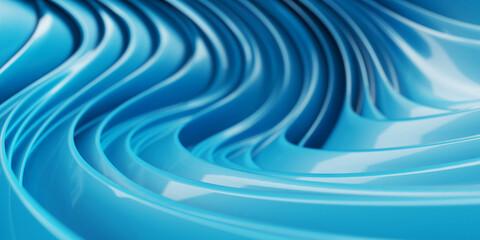 Striped blue dynamic gradient lines abstract background