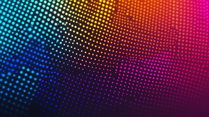 Bright background with colorful abstract dots creating a vibrant design