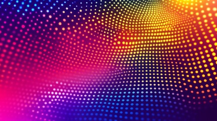 Obraz premium Bright background with colorful abstract dots creating a vibrant design