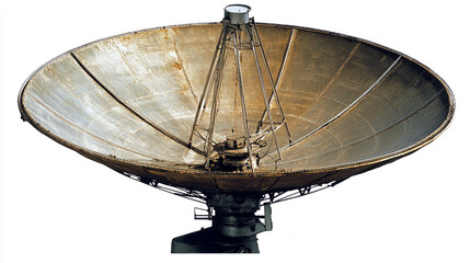 Large Satellite Dish Antenna  Communication Technology  Radio Waves  Space Exploration