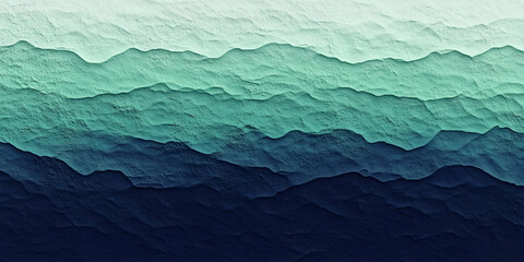 Cool gradient from navy blue to mint green with a textured grainy overlay. The grain provides an added tactile feel, making the background both modern and soothing with a touch of ruggedness.