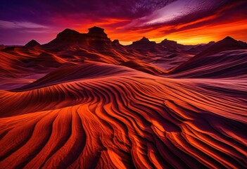 Naklejka premium exploring captivating textures unique landform features stunning forms across diverse terrains, altitude, arc, biology, canyon, cliff, color