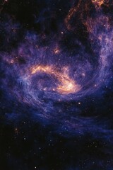 Obraz premium Galaxy spiral center