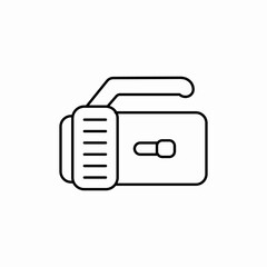 rec camera icon sign vector