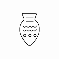 vase creative icon sign vector