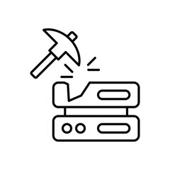 Data Mining vector icon