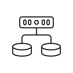 Data Network vector icon