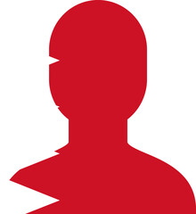 Bahrain flag on Person Icon
