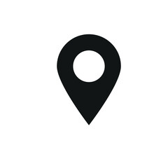 Location icon white background 