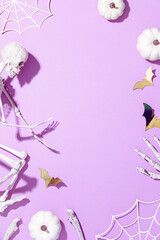 Halloween background for mockup with blank space for a text