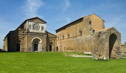 Naklejka premium Basilica di San Pietro - Tuscania - VT, 