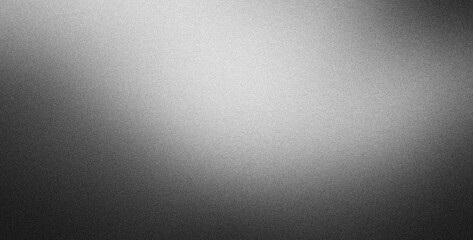 Ideal for somber and dramatic designs, a grainy gradient background fades from dark to light gray