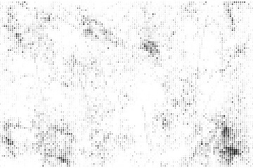 Black and white grunge halftone pattern texture background
