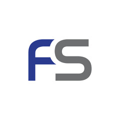fs logo vector design, initial fs letter logo. Letter FS logo design creative custom clean two alphabet logo