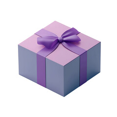 Obraz premium Classic stylish colorful gift box graphic design illustration over transparent background, Design mockup template for artwork