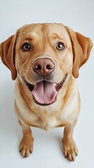 Happy Yellow Labrador Retriever