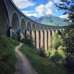 Railway Viaduct Trail Revisited: Historic Panoramas in Valley Depths