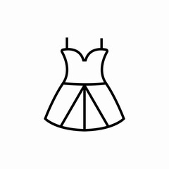 wedding dress icon sign vector
