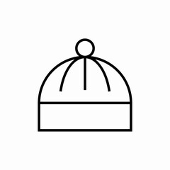 winter hat icon sign vector