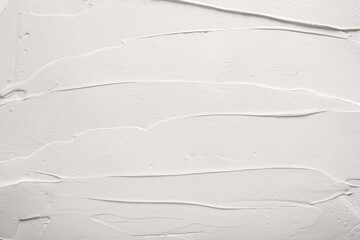 White putty as background, closeup