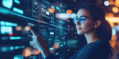 Innovative digital banking interfaces designed with secure transactions and sleek features.