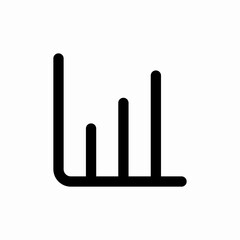graph chart icon sign vector