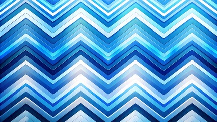 Blue gradient chevron zigzag pattern