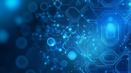 Blue Digital Background