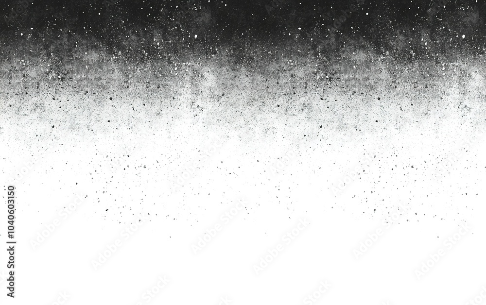 Poster a smooth gradient of black to white with scattered textures creating a subtle abstract background su