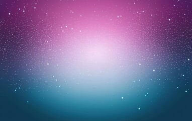 A vibrant cosmic background of pink and blue hues filled with distant stars and luminosity