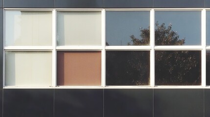 Discover Modern Architectural Window Design with Colorful Panes that enhance any buildings charm