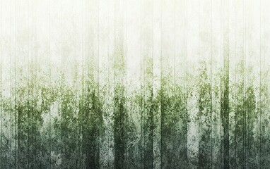 Obraz premium Textured background with greenish hues and subtle vertical lines creating a soft, atmospheric effect in a serene environment
