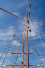 Fototapeta premium Detail of ship masts