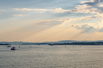 View of the Oslofjord in southeastern Norway
