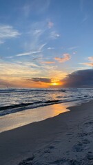 beach at sunset